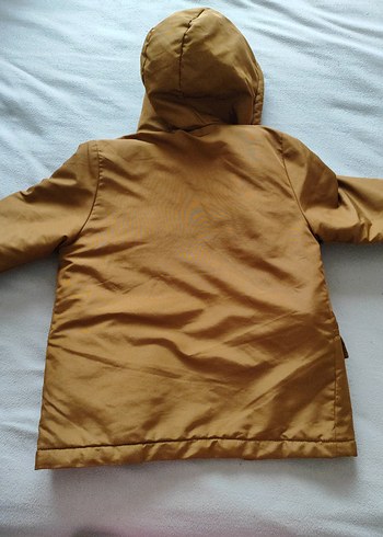 Erkek Çocuk Camel rengi Düğmeli mont - Görsel 7