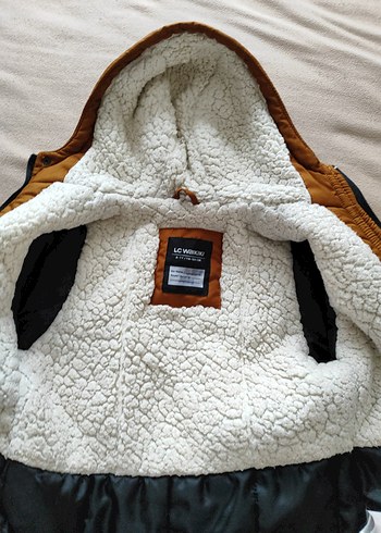 Erkek Çocuk Camel rengi Düğmeli mont - Görsel 3