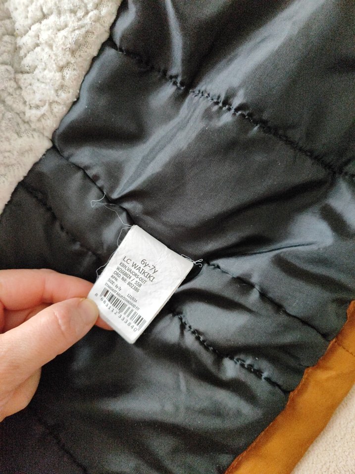 Erkek Çocuk Camel rengi Düğmeli mont - Görsel 5