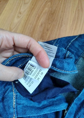 Kadın Lacivert Normal Kesim Denim Pantolon - Görsel 6