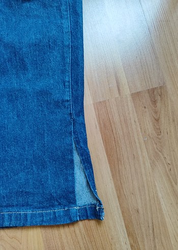 Kadın Lacivert Normal Kesim Denim Pantolon - Görsel 3
