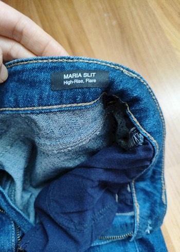 Kadın Lacivert Normal Kesim Denim Pantolon - Görsel 5