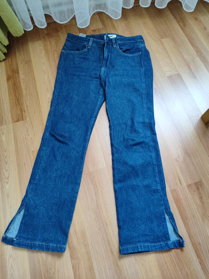 Kadın Lacivert Normal Kesim Denim Pantolon - Görsel 2