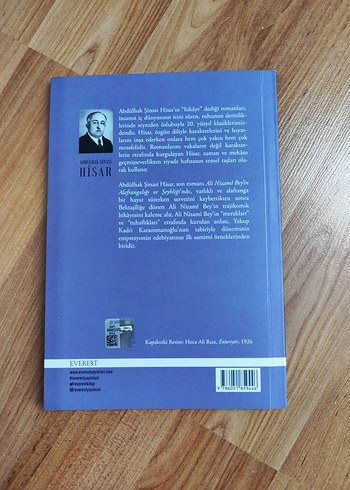 Abdülhak Şinasi Hisar - Ali Nizami Bey'in Romanı - Görsel 2