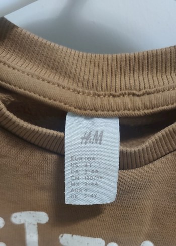 H&M Çocuk Sweatshirt. 3-4 yaş - Görsel 3