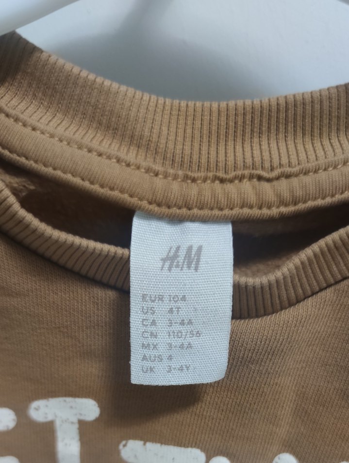 H&M Çocuk Sweatshirt. 3-4 yaş - Görsel 3