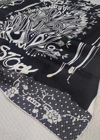 %100 sura ipek Eşarp - Görsel 3