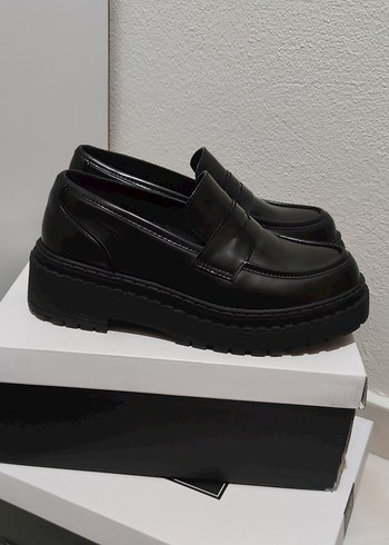 İnci Siyah Loafer Makosen ayakkabı - Görsel 3