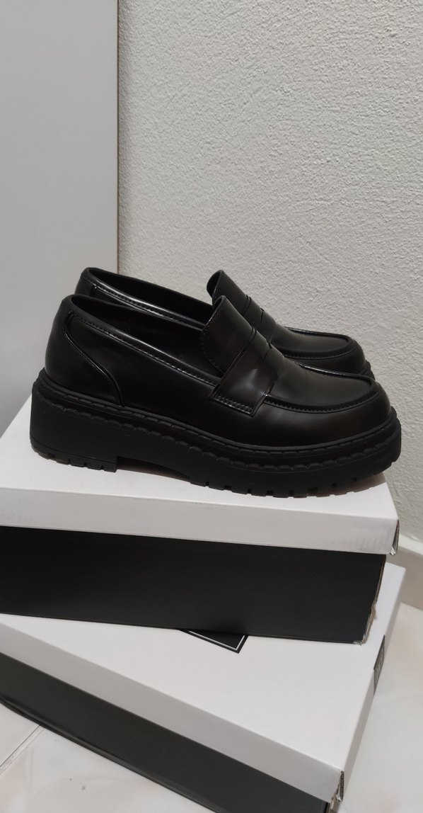 İnci Siyah Loafer Makosen ayakkabı - Görsel 3