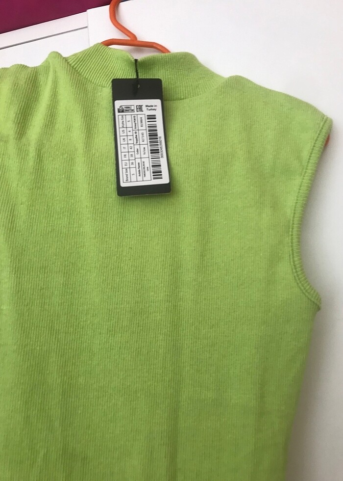 Fıstık yeşili  fitilli midi elbise. - Görsel 4