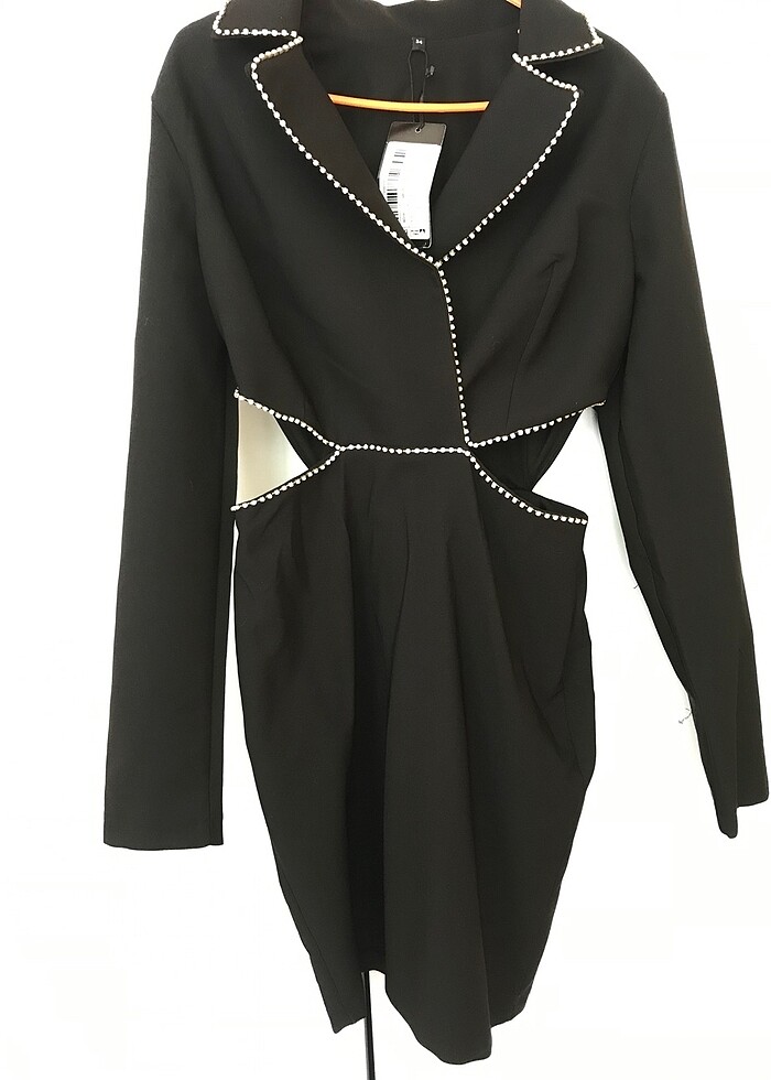 Siyah Çeket Elbise - Görsel 2