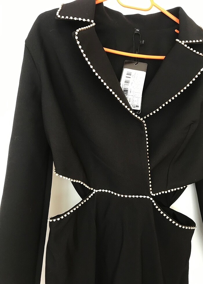 Siyah Çeket Elbise - Görsel 3