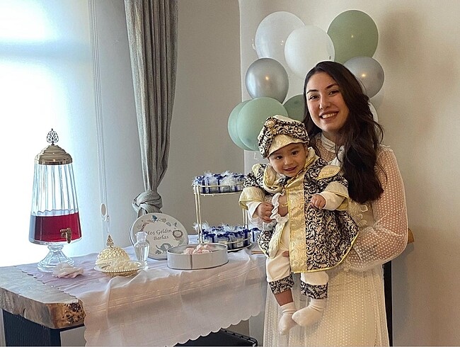 H&M Şehzade bebek Mevlüt takımı??SATILDII