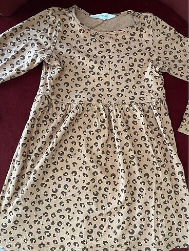 H&M Kız çocuk leopar elbise