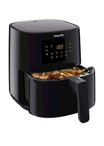 Philips Dijital Ekranlı Siyah Fritöz
