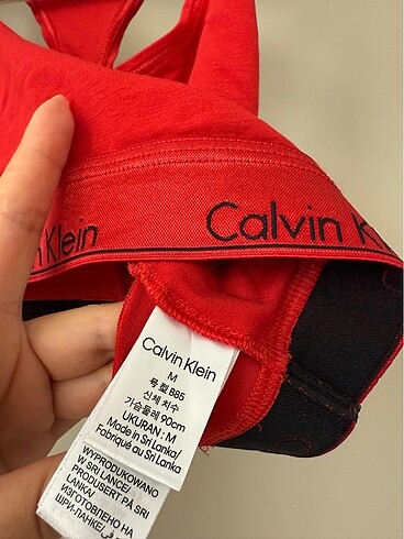 m Beden Calvin Klein bralet