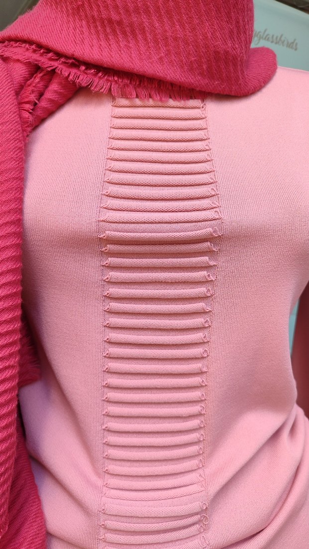 NETWORK Piliseli Pembe Kadın Bluz - Görsel 2