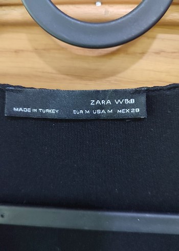 ZARA SİYAH PİLİLİ KUMAŞ ELBİSE - Görsel 3