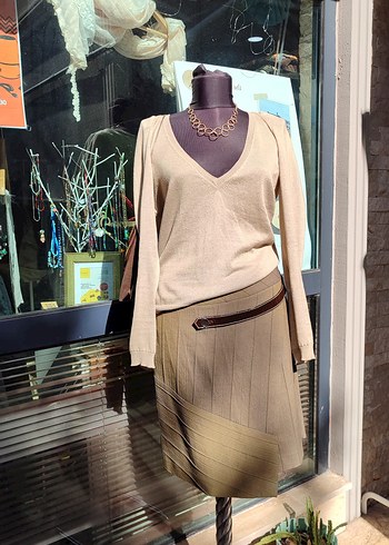 Derishow Anvelop Yün Etek - Görsel 3