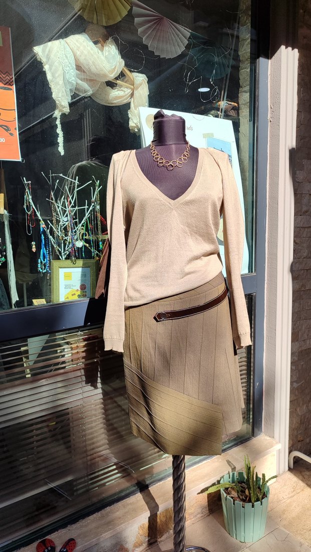 Derishow Anvelop Yün Etek - Görsel 3