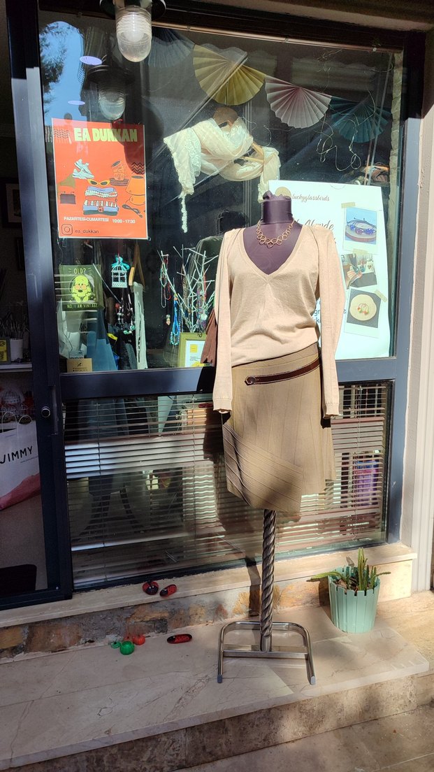 Derishow Anvelop Yün Etek - Görsel 2