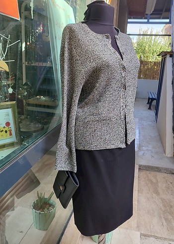 MANGO SİMLİ ÖRME HIRKA - Görsel 2