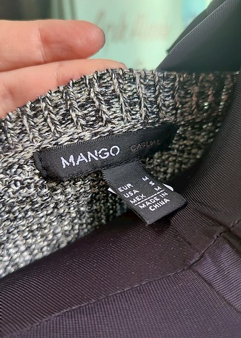 MANGO SİMLİ ÖRME HIRKA - Görsel 3