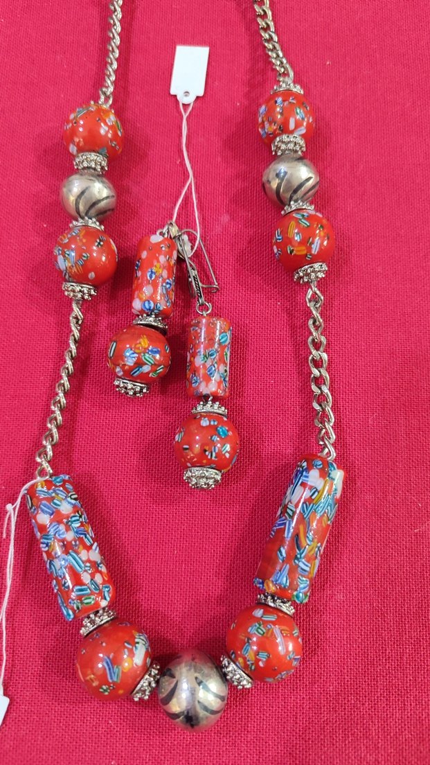 Vintage Ahşap Boncuklu Bohem Kolye - Görsel 2