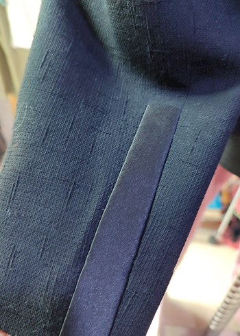 VİNTAGE SİYAH YÜN CEKET - Görsel 5