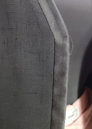 VİNTAGE SİYAH YÜN CEKET - Görsel 7