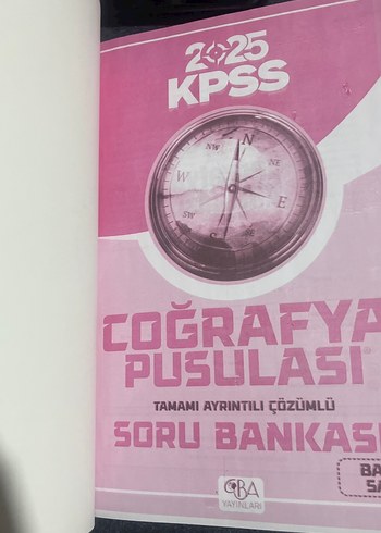 2025 KPSS Coğrafya Pusulası Soru Bankası