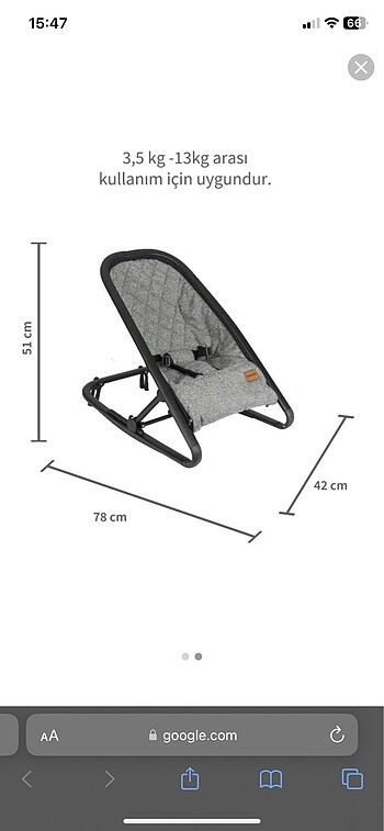 0 - 13 kg Beden TOMMYBABY ANAKUCAĞI ANTRASİT