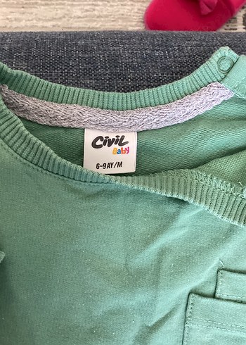 Gri Bebek Erkek Uzun Kollu Takım - Görsel 2