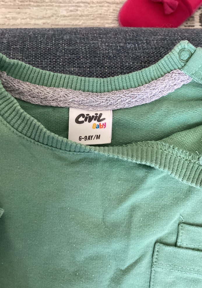 Gri Bebek Erkek Uzun Kollu Takım - Görsel 2