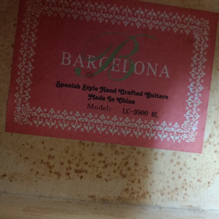 Parlak Mavi Klasik Gitar - Görsel 2