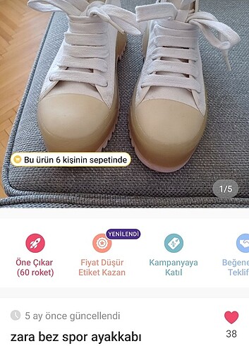 Zara spor ayakkabi