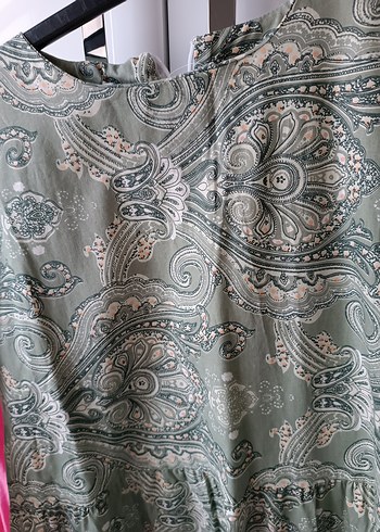 Ceylan otantik 36 38 beden
Bohem Gri Desenli Uzun Keten Elbise - Görsel 3