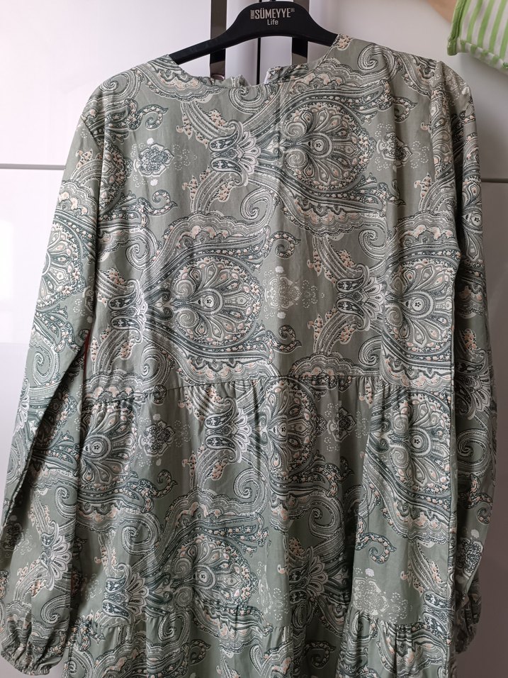 Ceylan otantik 36 38 beden
Bohem Gri Desenli Uzun Keten Elbise - Görsel 4