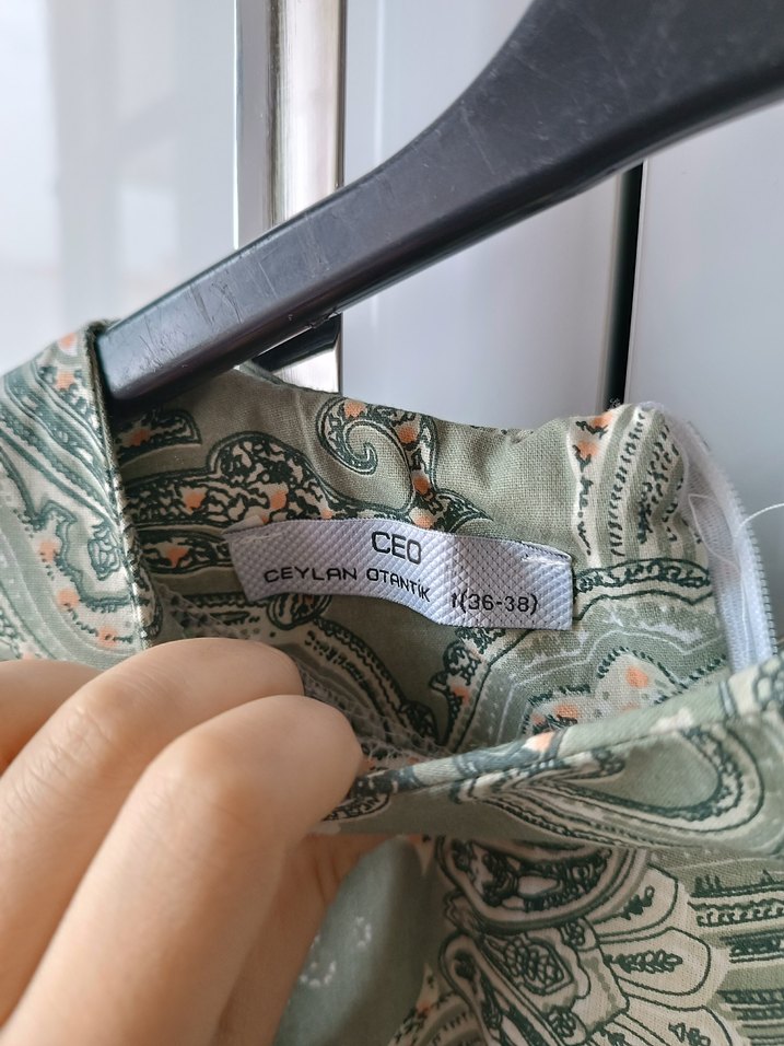 Ceylan otantik 36 38 beden
Bohem Gri Desenli Uzun Keten Elbise - Görsel 2