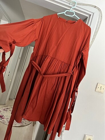 38 Beden Kiremit rengi tunik