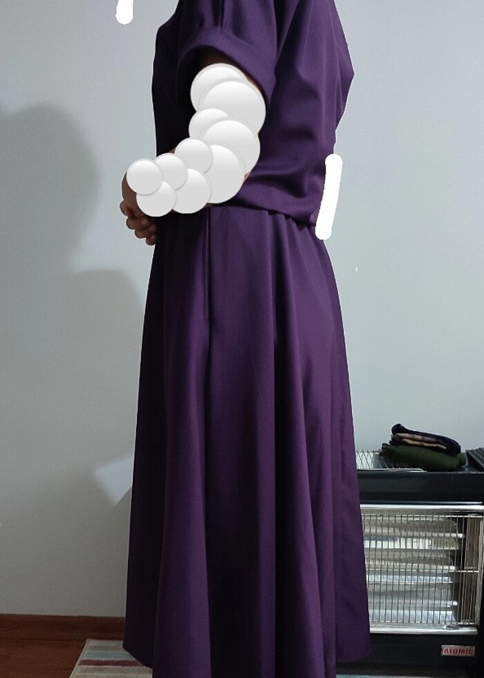 Midi boy elbise - Görsel 2