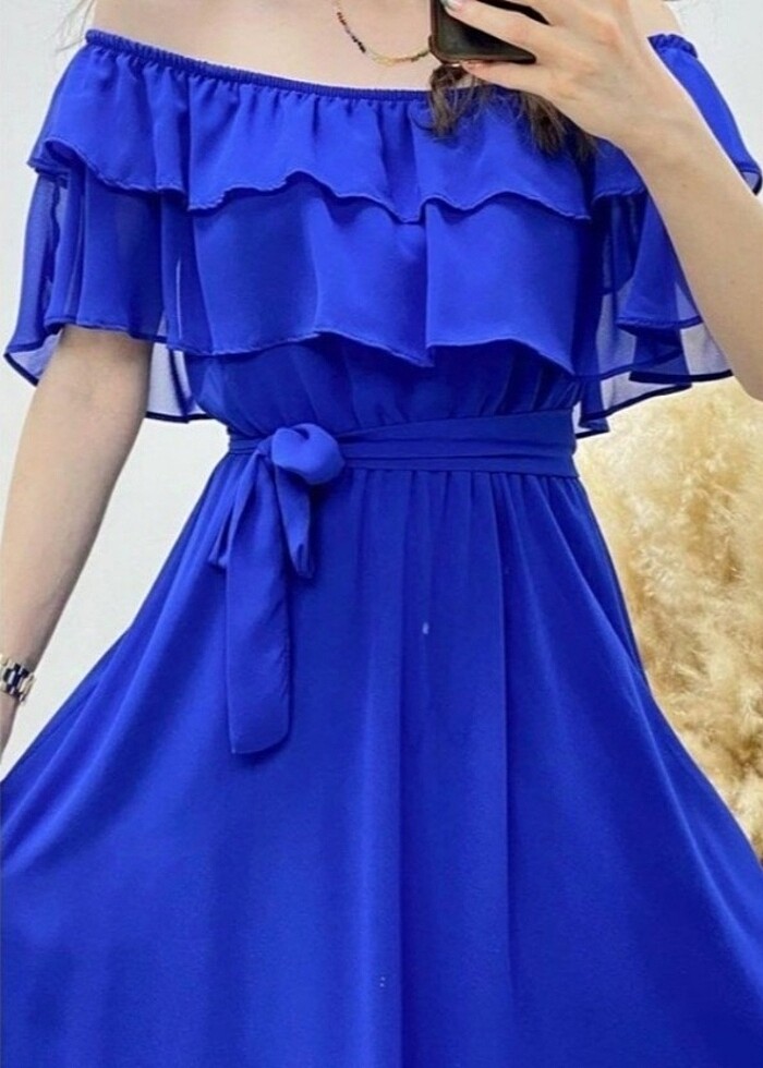 Mavi elbise - Görsel 2