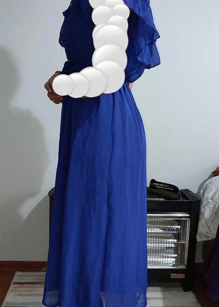 Mavi elbise - Görsel 4