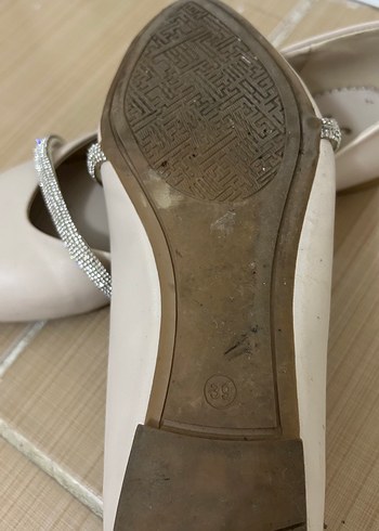 Diğer Bej Stiletto Topuklu Kadın Babet