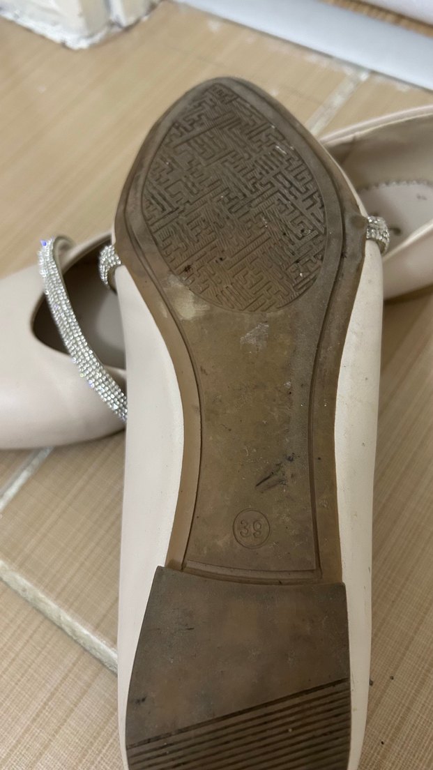 Bej Stiletto Topuklu Kadın Babet - Görsel 4