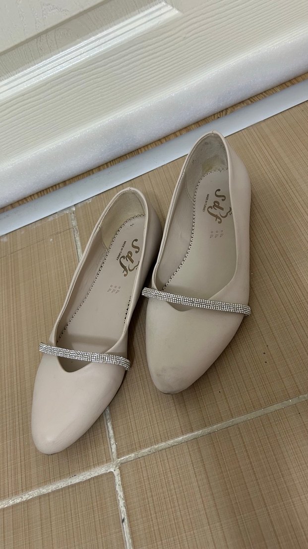 Bej Stiletto Topuklu Kadın Babet - Görsel 2