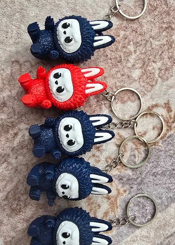 renkli labubu anahtarlık tane 50 TL - Görsel 2