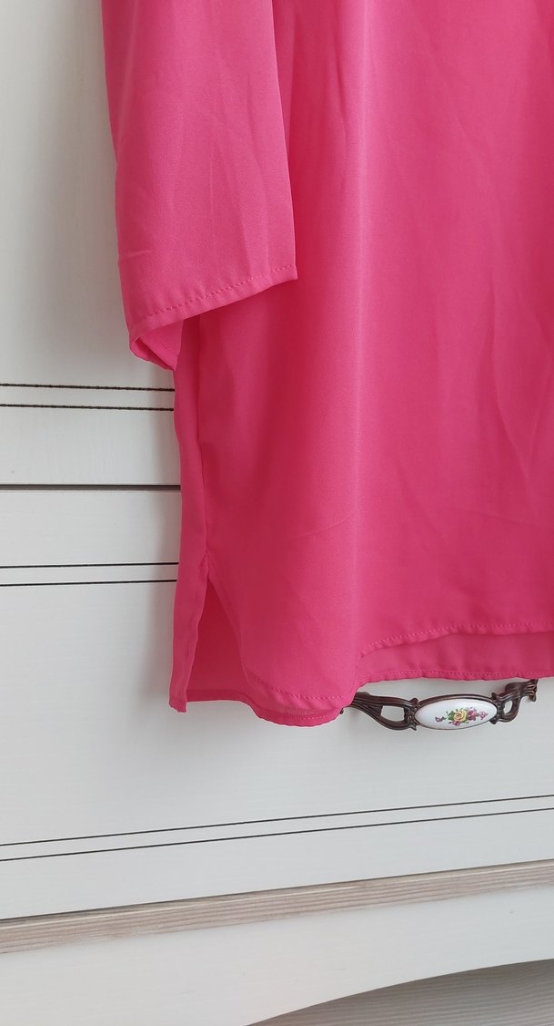 Pembe  Kadın Bluz, - Görsel 3
