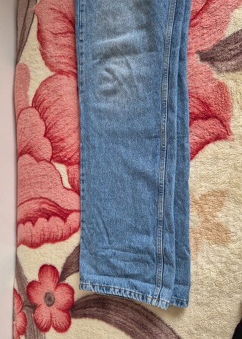 xl Beden Mavi Loose Fit Kadın Midi Kot Pantolon