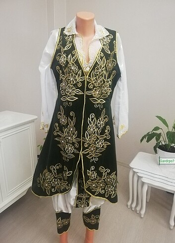Yörsel Boşnak Arnavut Şalvarı Kadife Kaftan